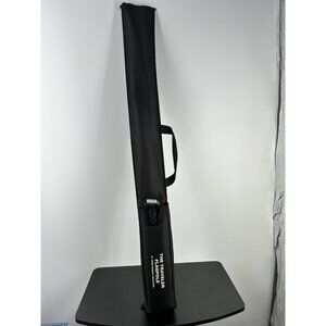 The Traveler Flag Pole Kit. Includes: Pole, 1 Flag, Carrying Case, Attachments.